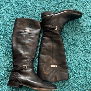 Coach leather boots